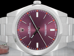 Rolex Oyster Perpetual 39 114300 Oyster Quadrante Red Grape
